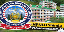 HPNLU Shimla Begins PhD Admission 2025 for UGC NET Candidates